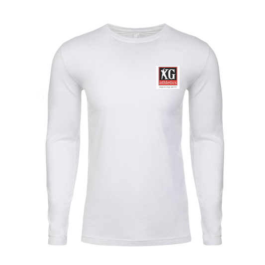 KG Athletics Tee, Long Sleeve (White)